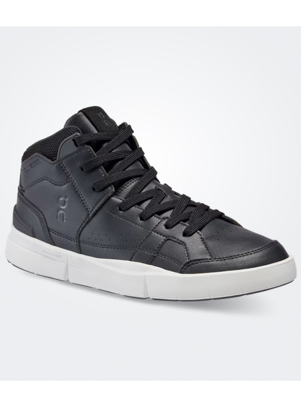 On Roger Clubhouse Mid Black Sneaker